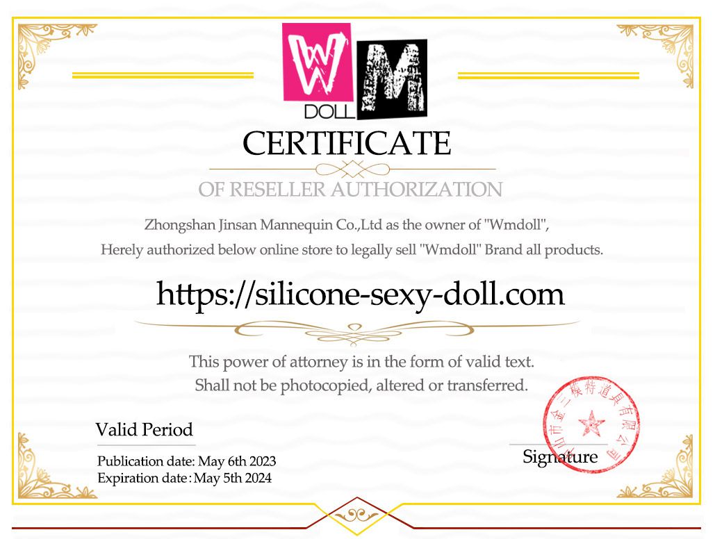 WMDolls Certificate